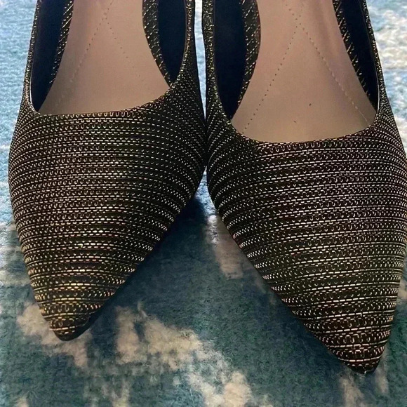 Alfani step and flex gold metallic stiletto heels, 7.5. NWOB - Picture 5 of 7